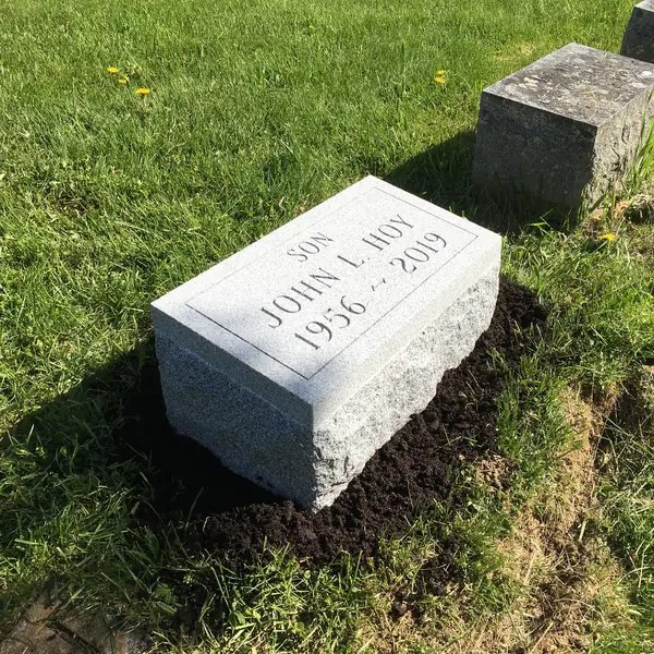 Bevel granite marker — Champlain Monuments