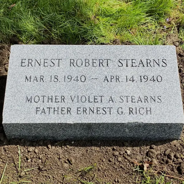 Bevel granite marker — Champlain Monuments